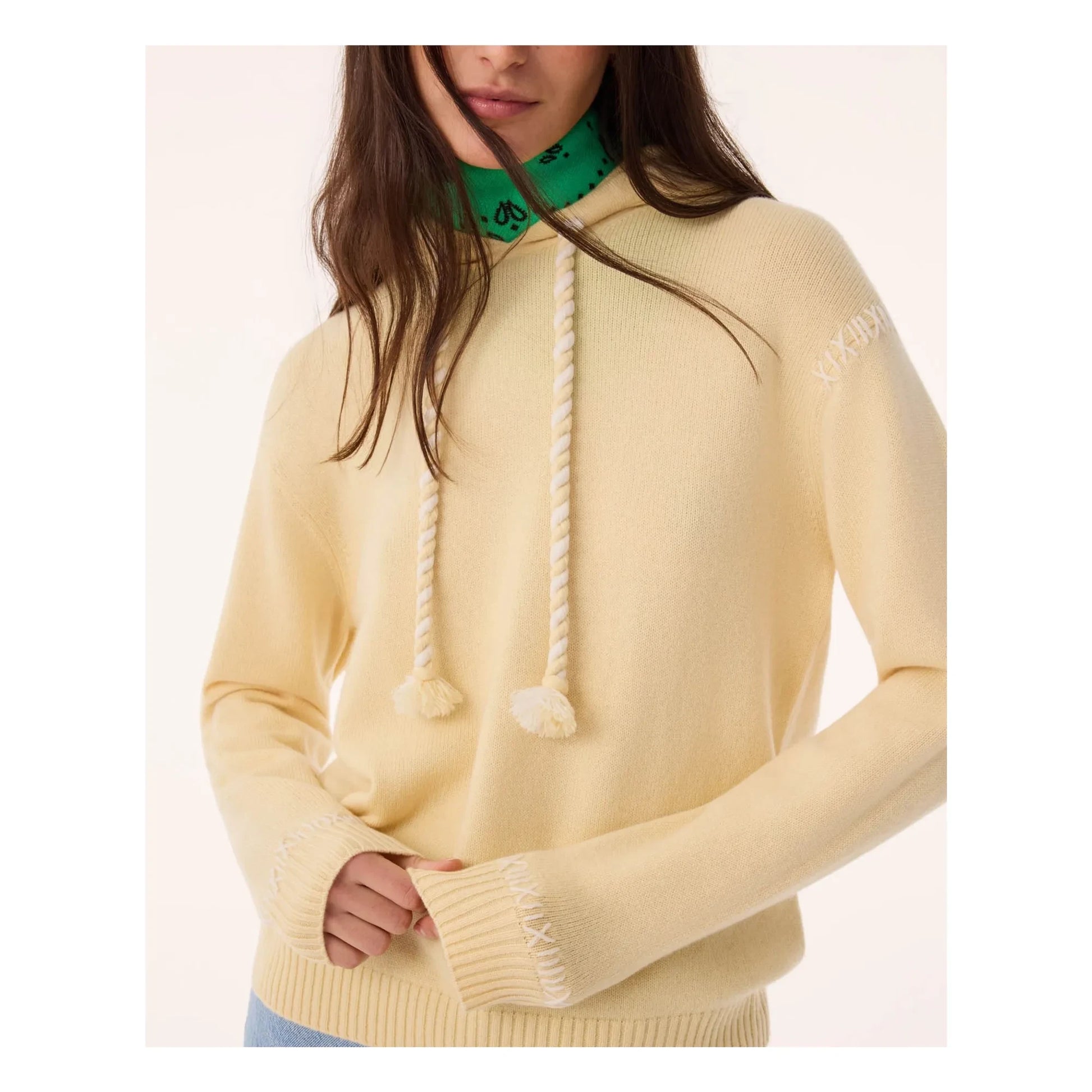Kujten - Bakia Bico Cashmere Sweater | Anise green