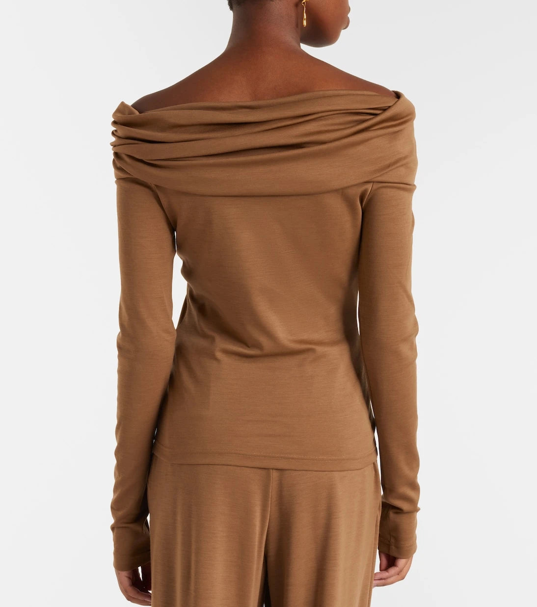 Max Mara - بلوزة Orafo من صوف الفيرجن المنسدل