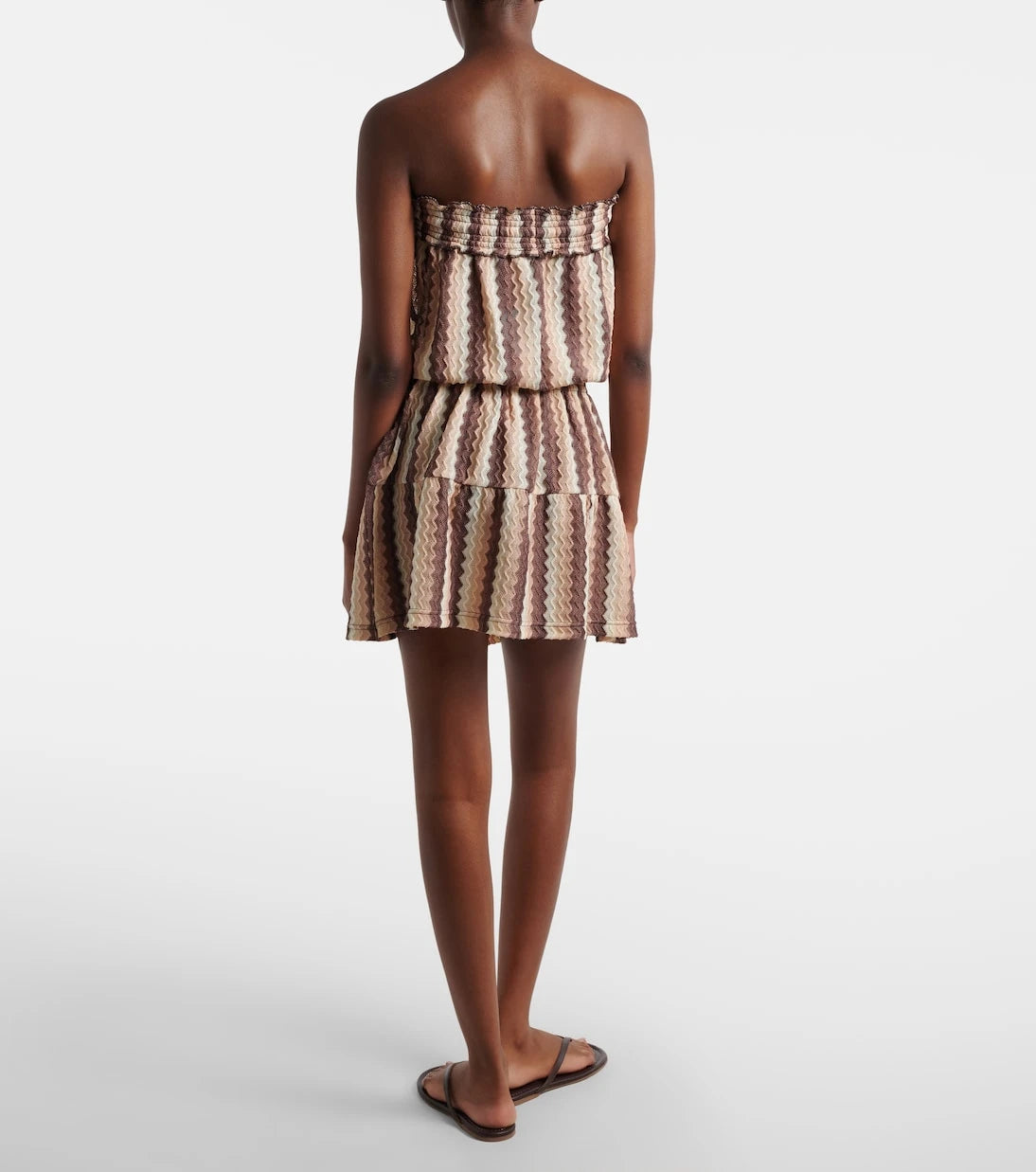 Melissa Odabash - Isla strapless striped minidress