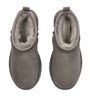 Grey Suede Classic Ultra Mini Boots