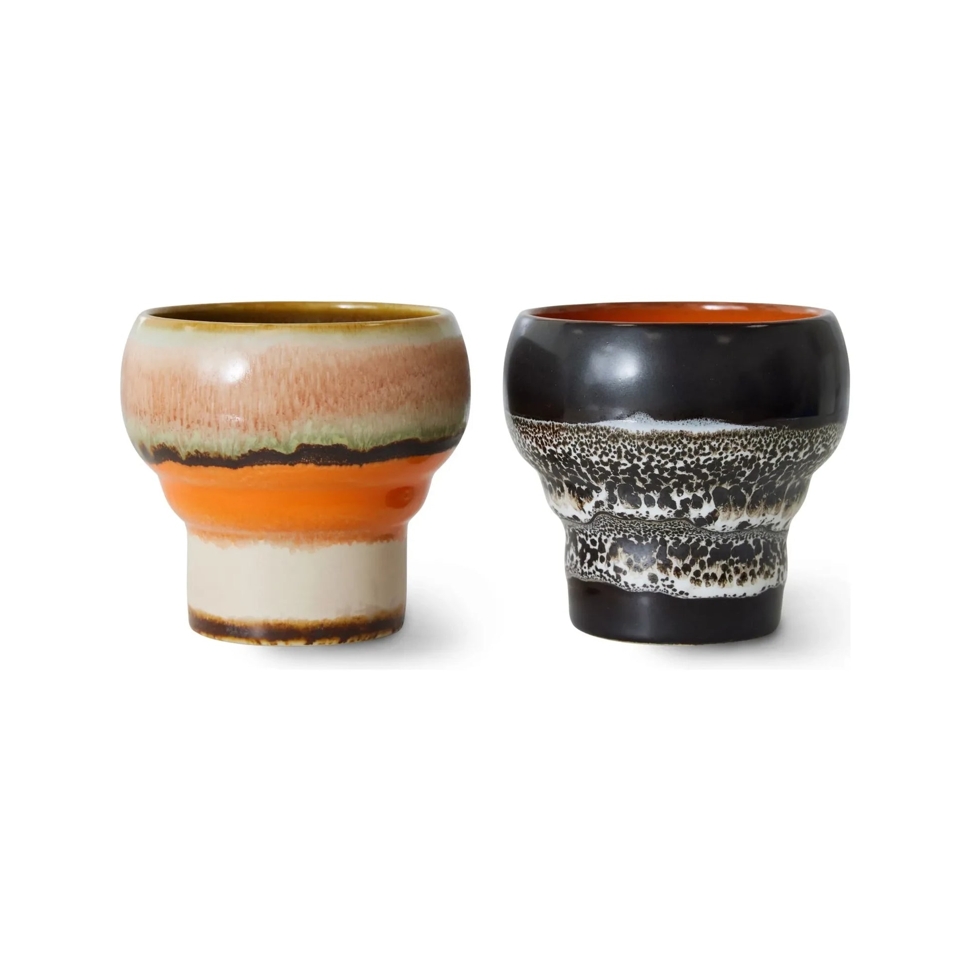 HKliving - Stoneware cups - Set of 2