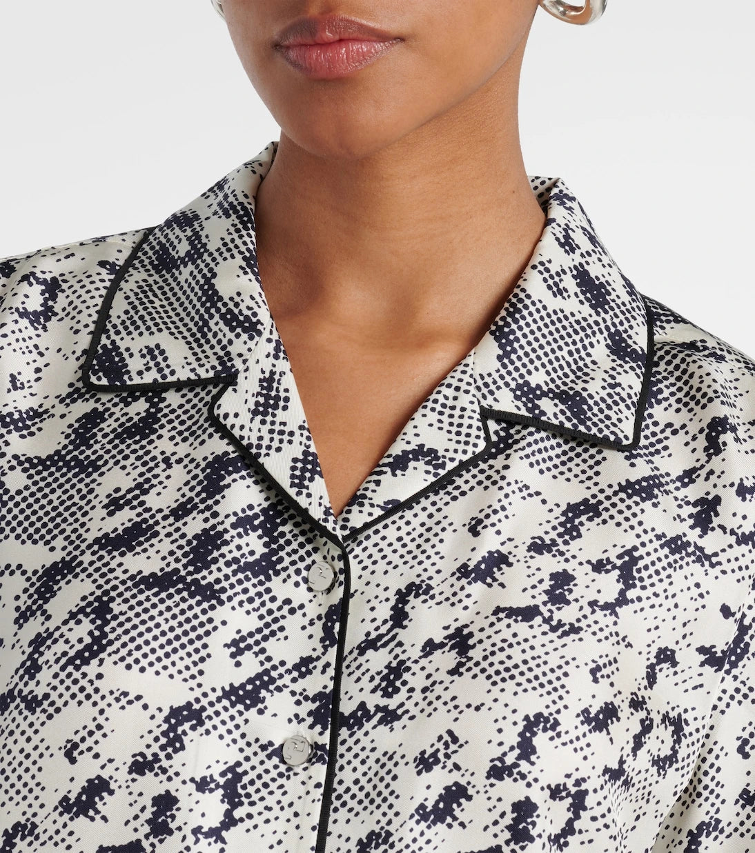 Tory Burch - Printed silk shirt