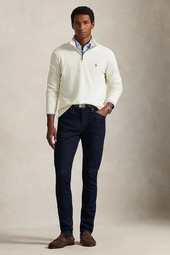 Polo Ralph Lauren 40/1 DBL KNIT JACQ Pamuklu Kazak