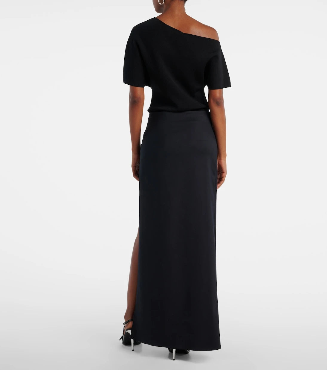 Coperni - Garter cotton-blend jersey maxi skirt