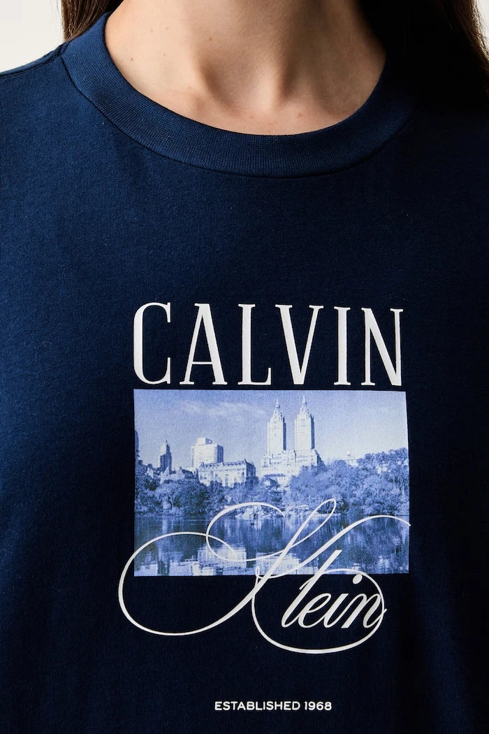 Calvin Klein Jeans pamuklu kadın tişört