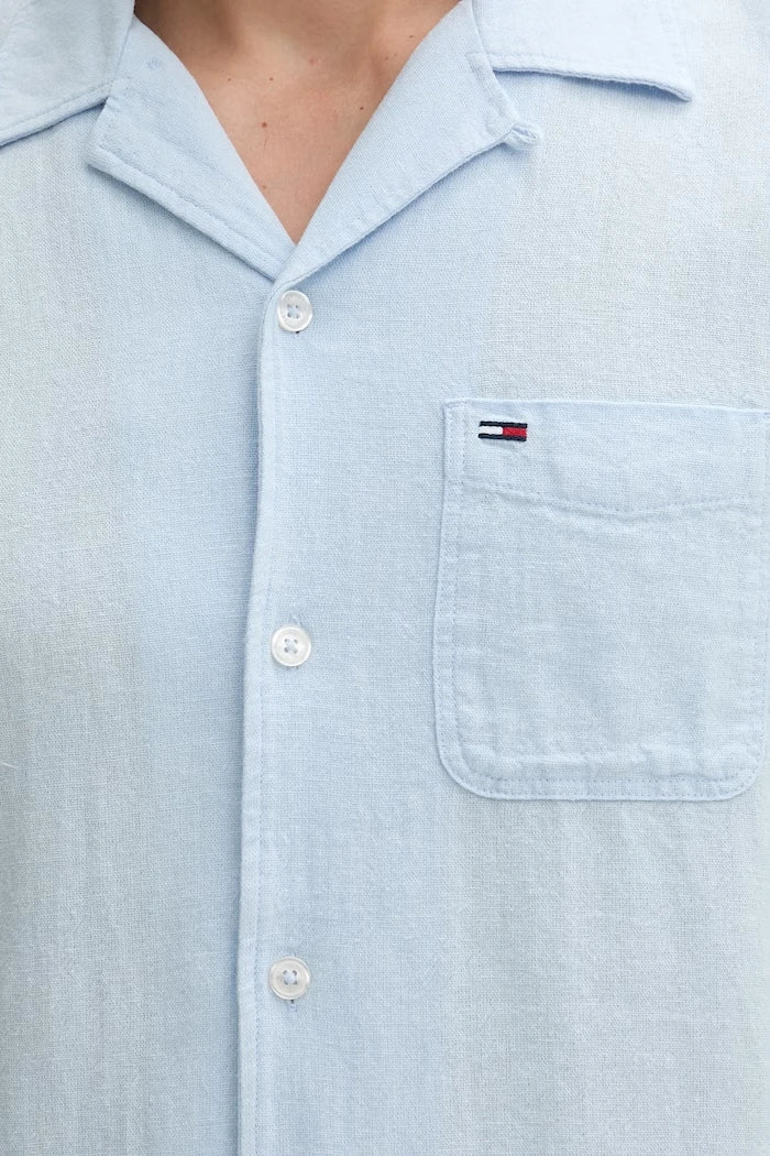 Tommy Jeans erkek keten gömlek