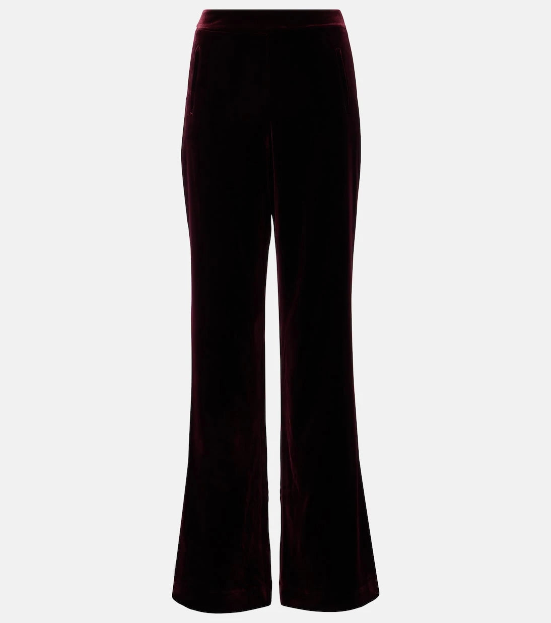 Roland Mouret - Velvet wide-leg pants