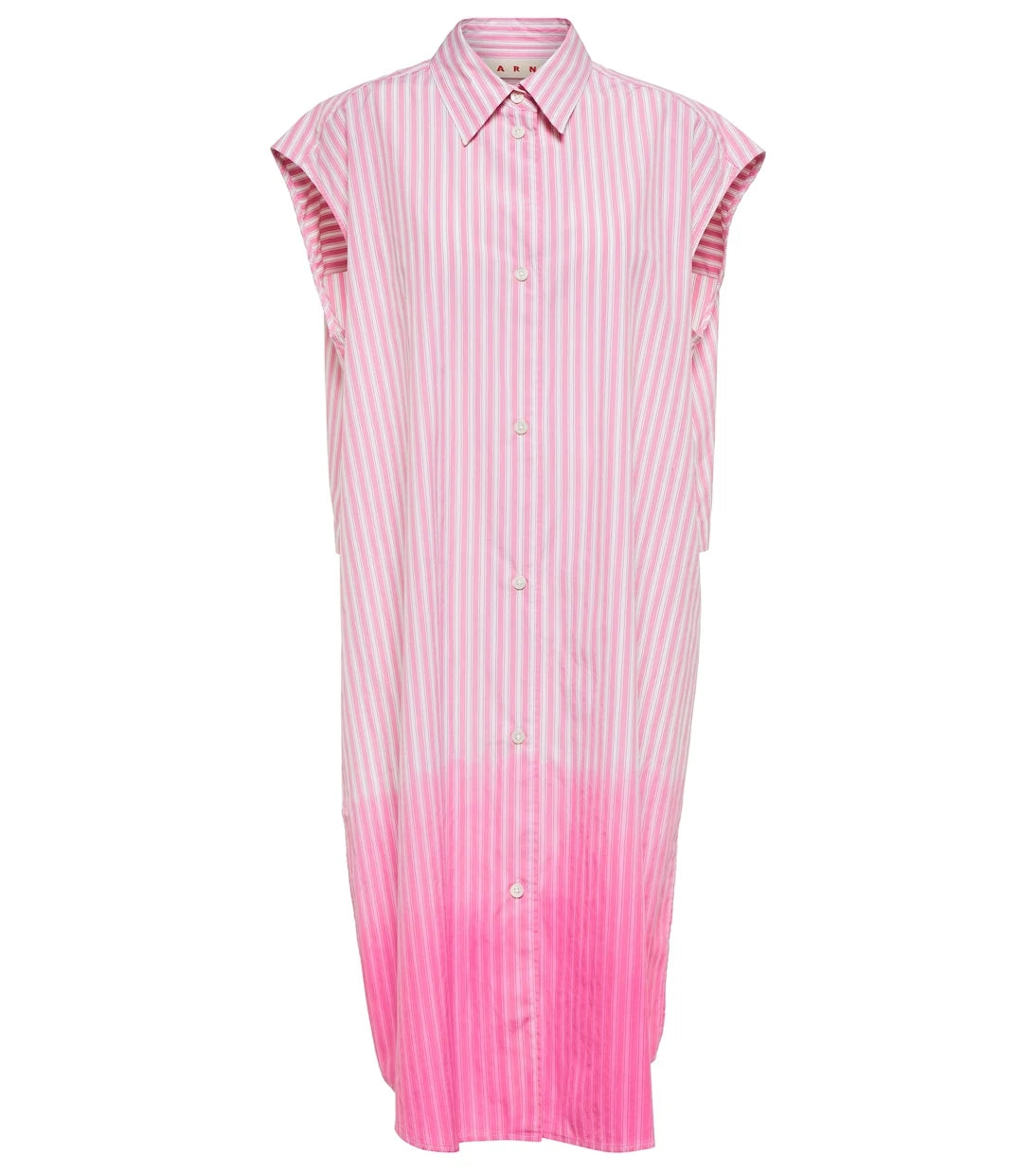 Marni - Striped cotton poplin shirt dress