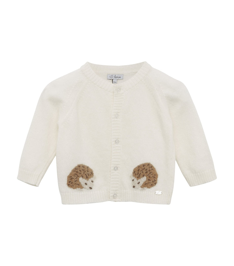 Wool-Cashmere-Blend Prickles Cardigan (0-9 Months)