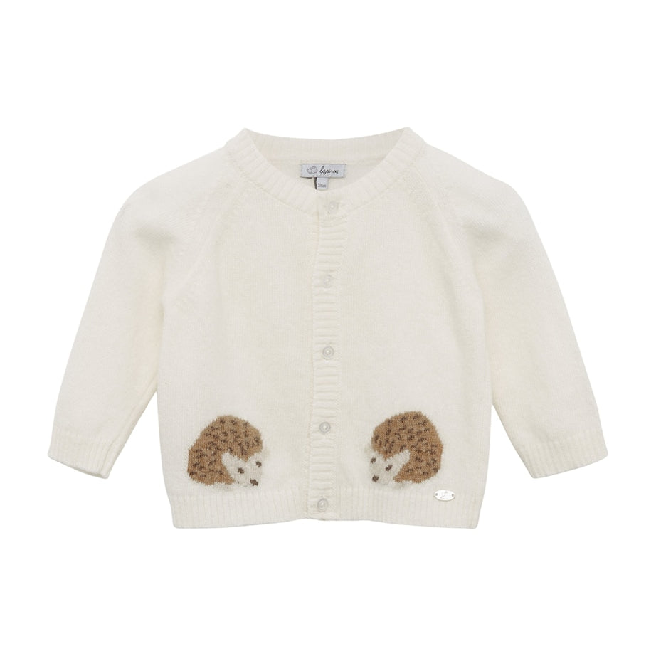 Wool-Cashmere-Blend Prickles Cardigan (0-9 Months)