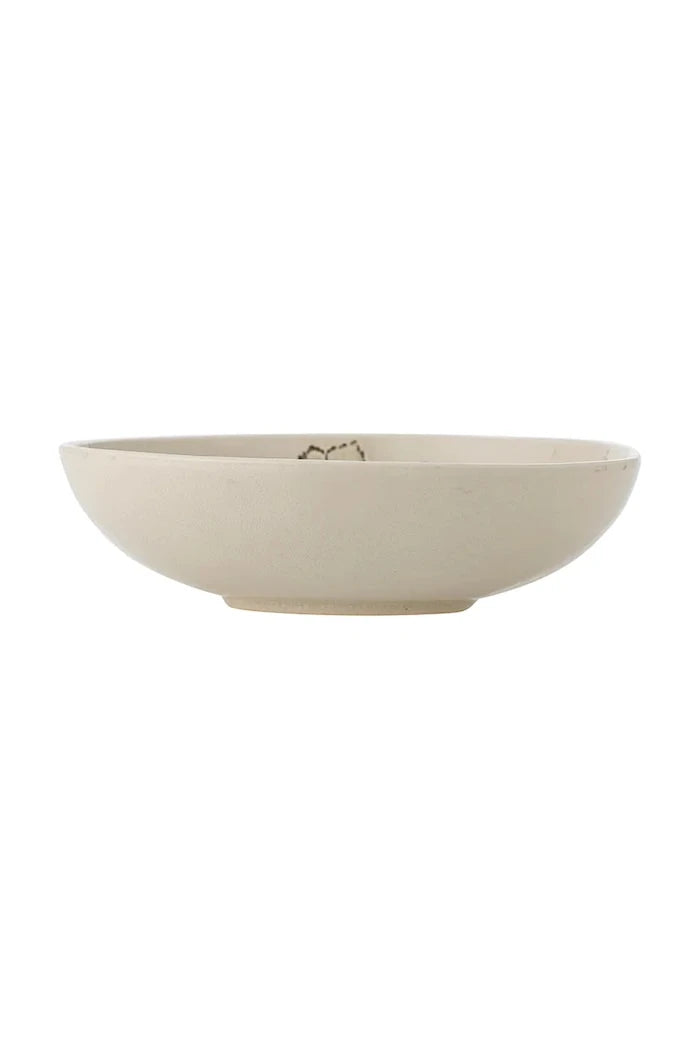 Bloomingville büyük taş çömlek salata kasesi 26 x 7 cm