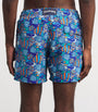 Fishy Vibes Print Moorea Swim Shorts