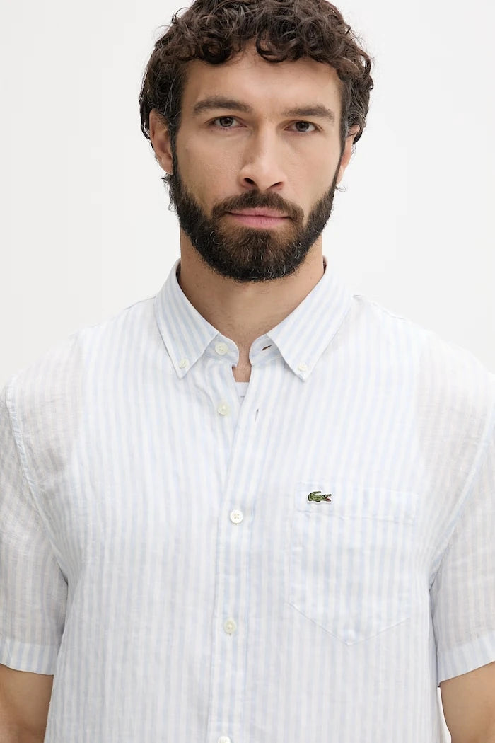 Lacoste риза мъжка от лен