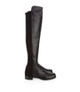 Black Leather 5050 Over-The-Knee Boots