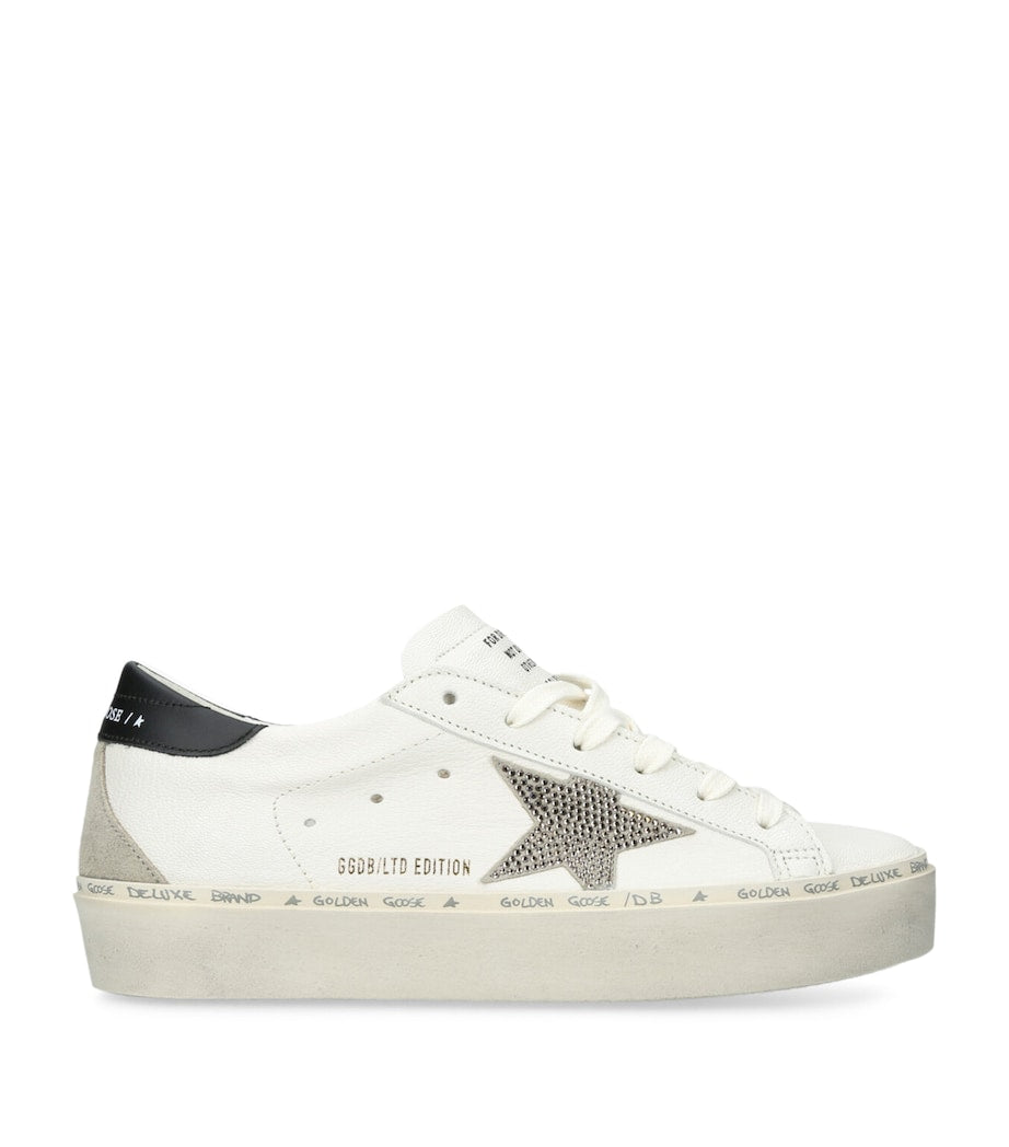 White Leather Hi Star Sneakers