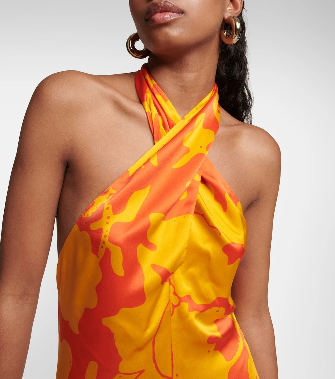 SIR - Printed silk maxi dress
