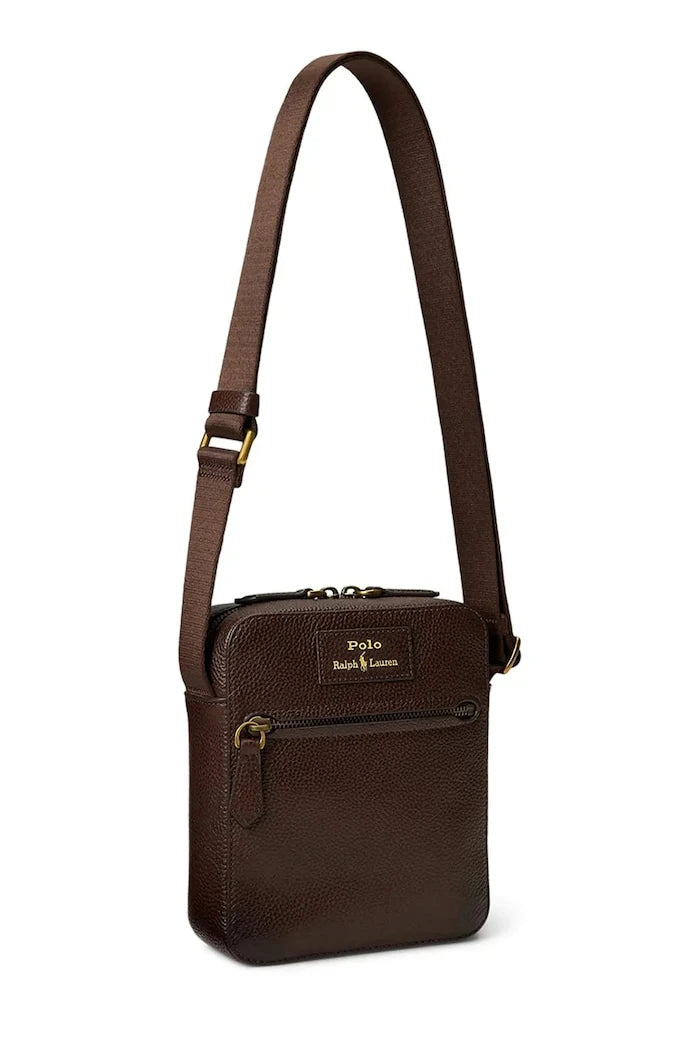 Polo Ralph Lauren Erkek Deri Omuz Çantası