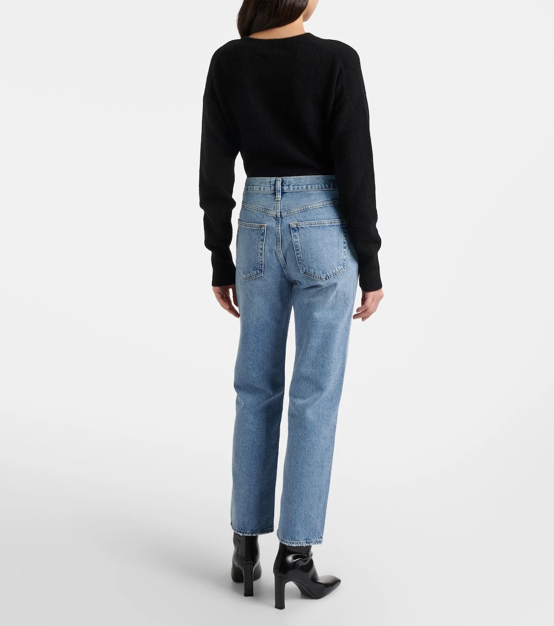 Agolde - Valen high-rise straight jeans