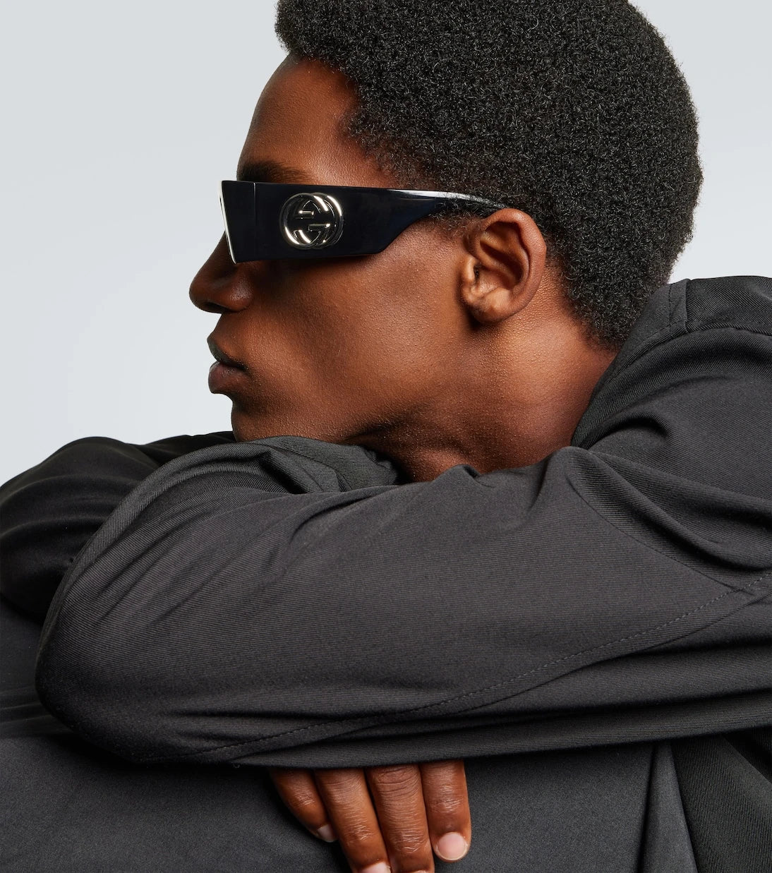 Gucci - Fashion Show rectangular sunglasses