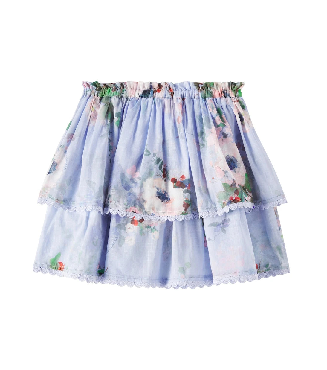 Zimmermann Kids - Everley tiered cotton skirt