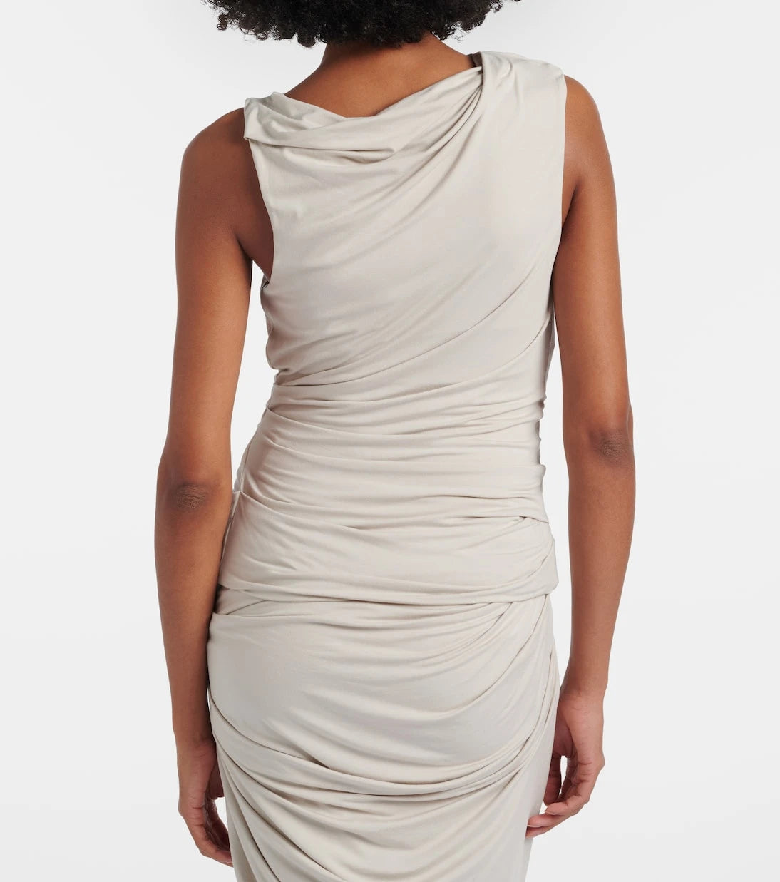 Entire Studios - Asymmetric draped jersey tank top