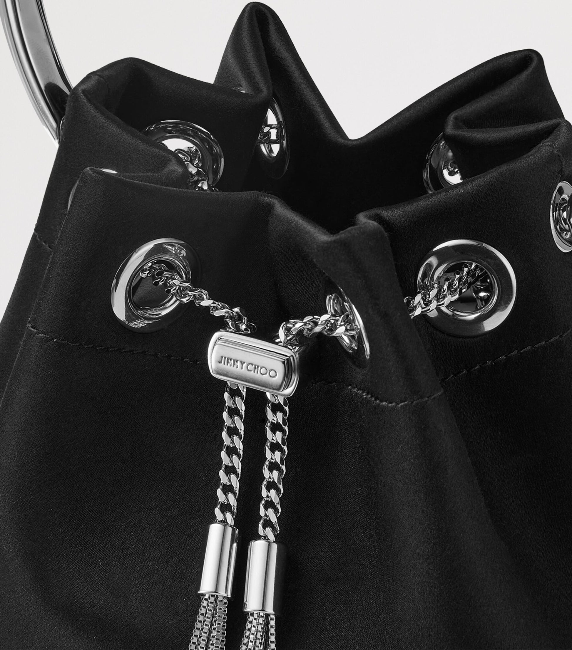 Jimmy Choo Multi Bon Bon Satin Top-Handle Bag