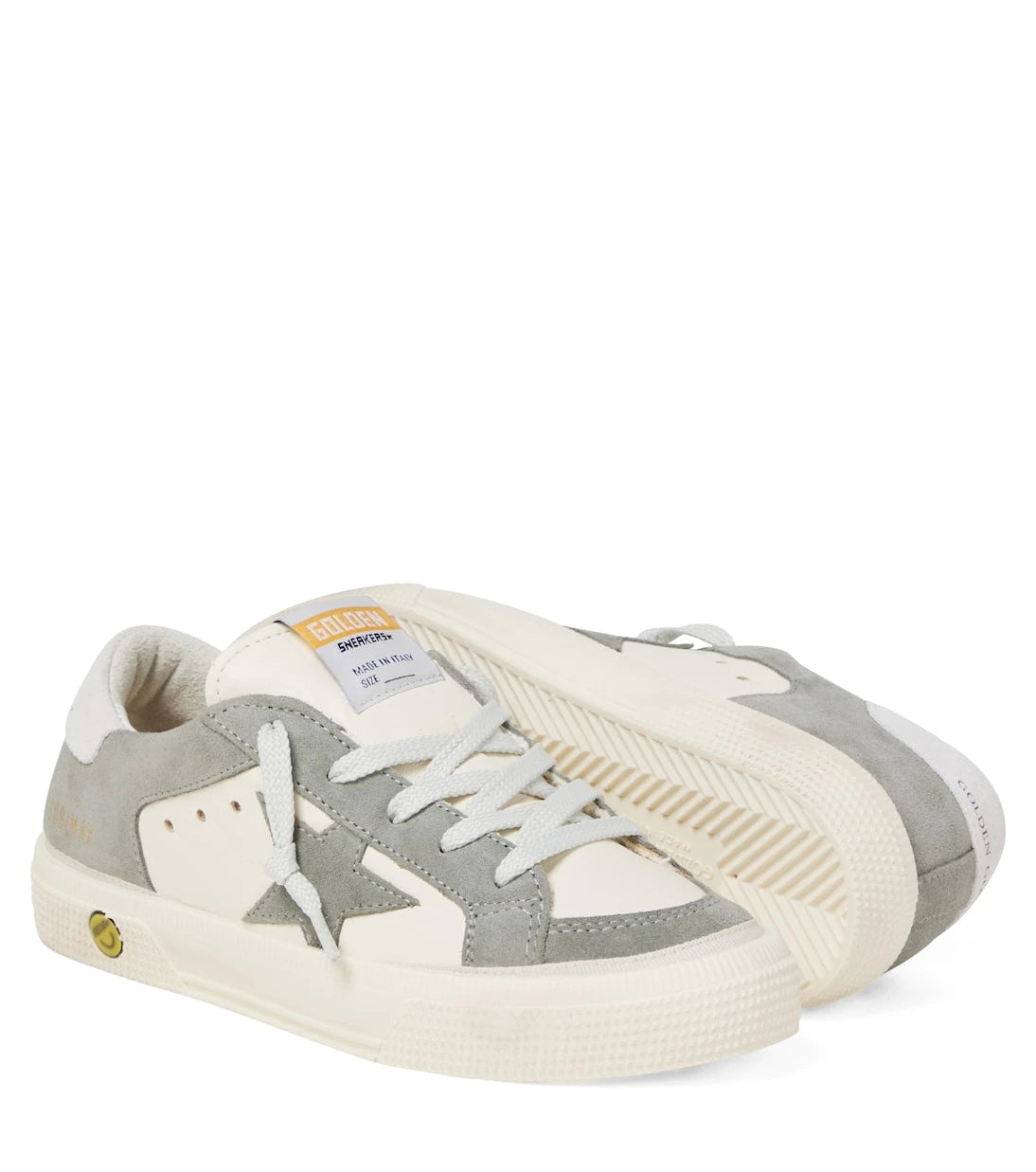 Golden Goose Kids - May leather and suede sneakers