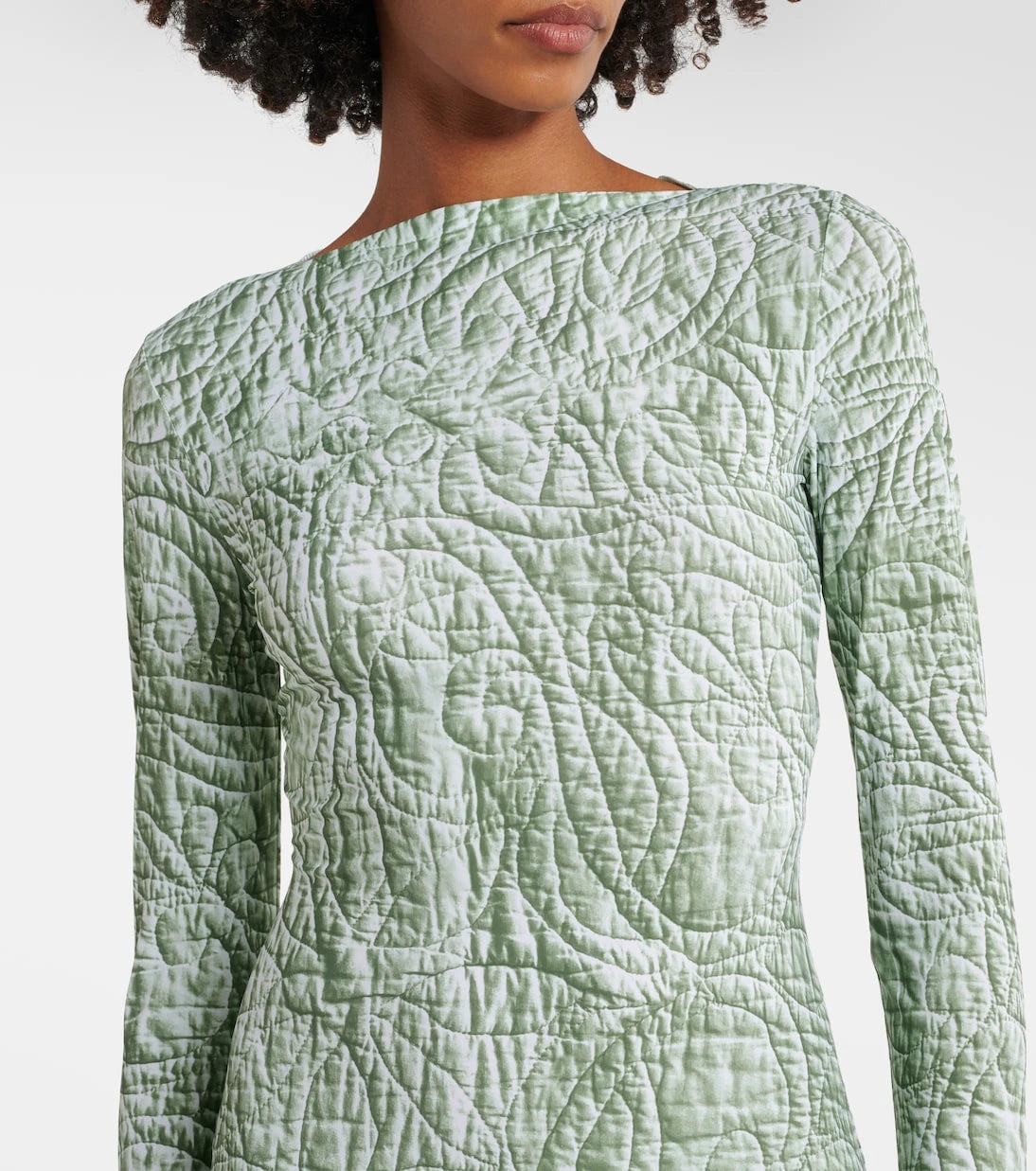 MM6 Maison Margiela - Printed jersey midi dress