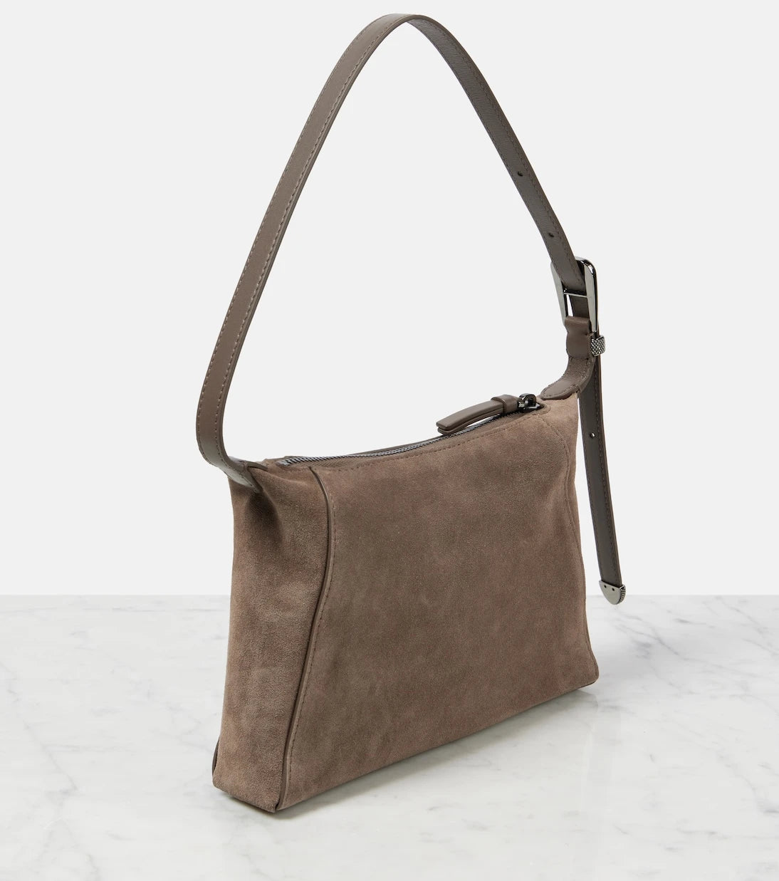 Brunello Cucinelli - Duo Small suede shoulder bag