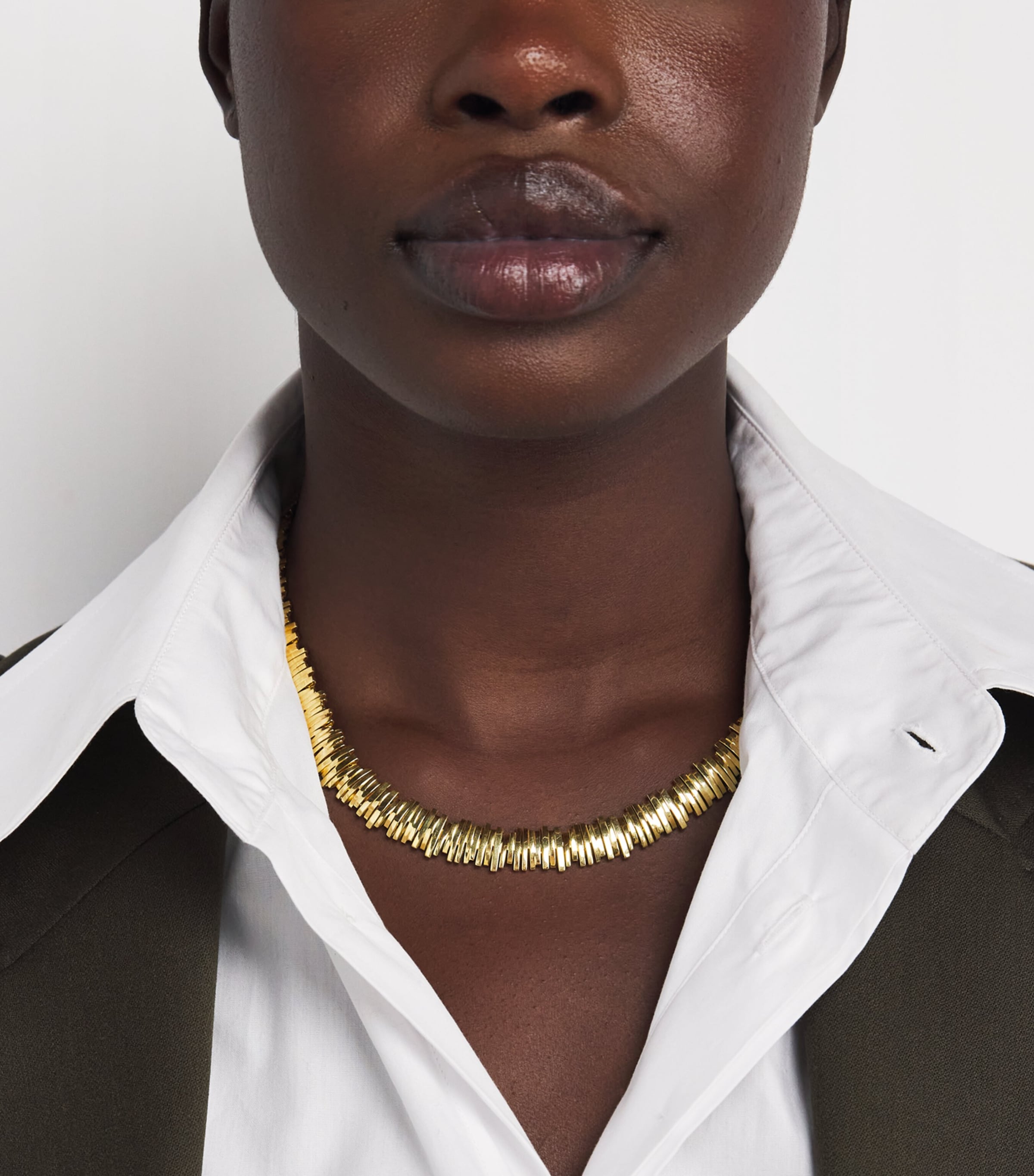 Suzanne Kalan Yellow Gold Golden Age Tennis Necklace