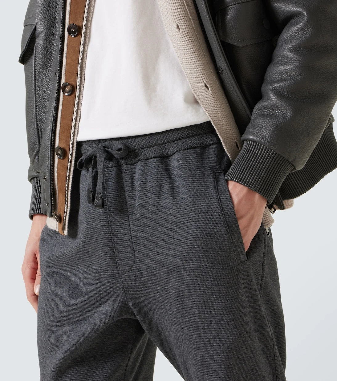 Brioni - Cotton-blend sweatpants