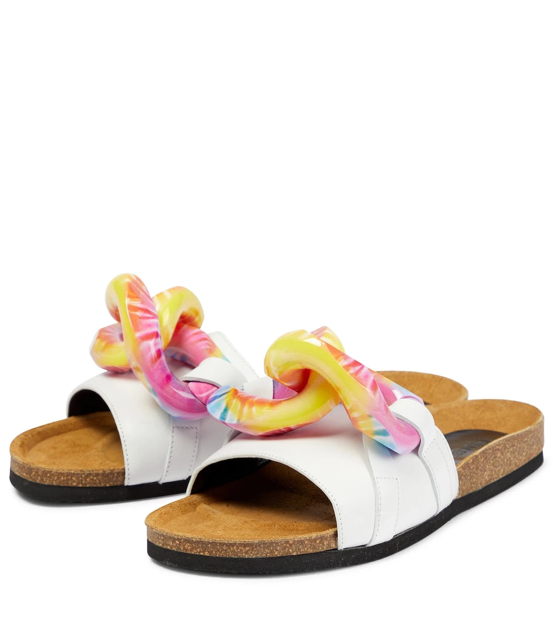 JW Anderson - Embellished leather slides