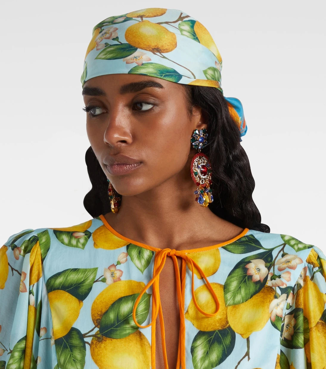 Dolce&Gabbana - Printed silk twill scarf