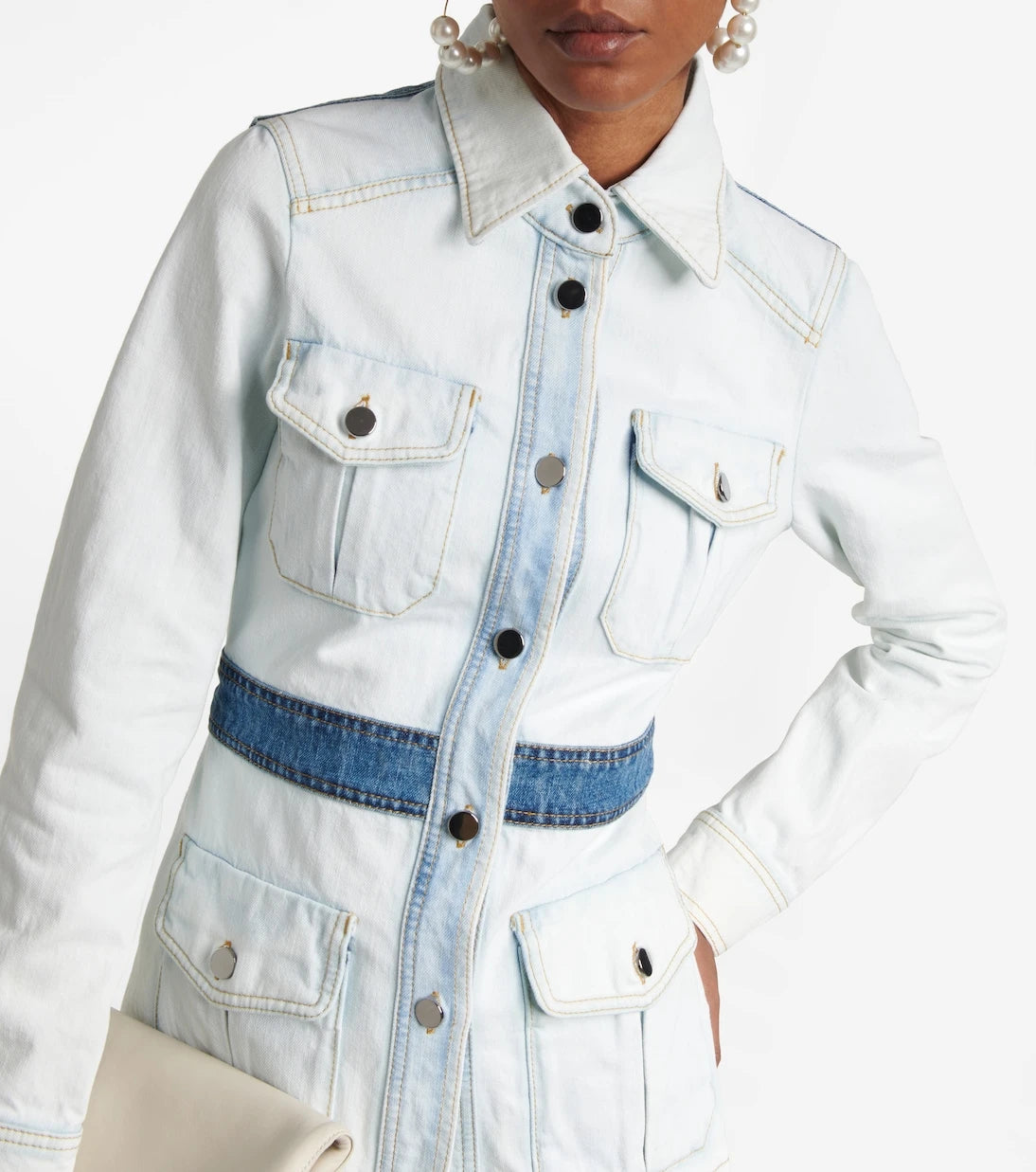 Dorothee Schumacher - Denim Love patchwork denim jacket