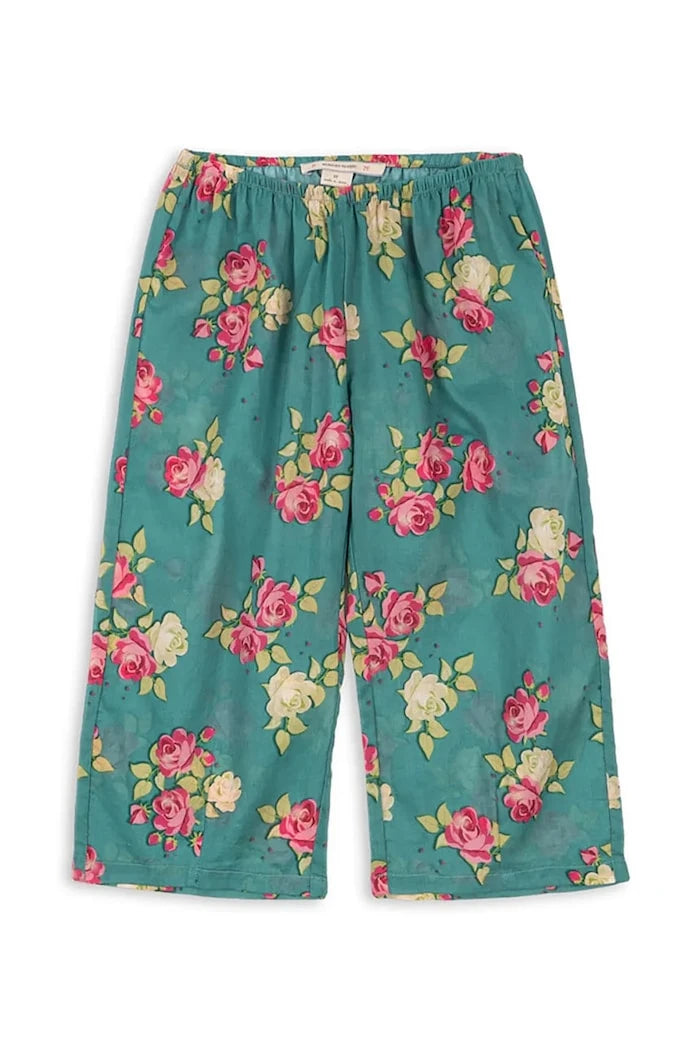 Konges Sløjd çocuk pamuklu pantolon VIOLA FRILL PANTS GOTS