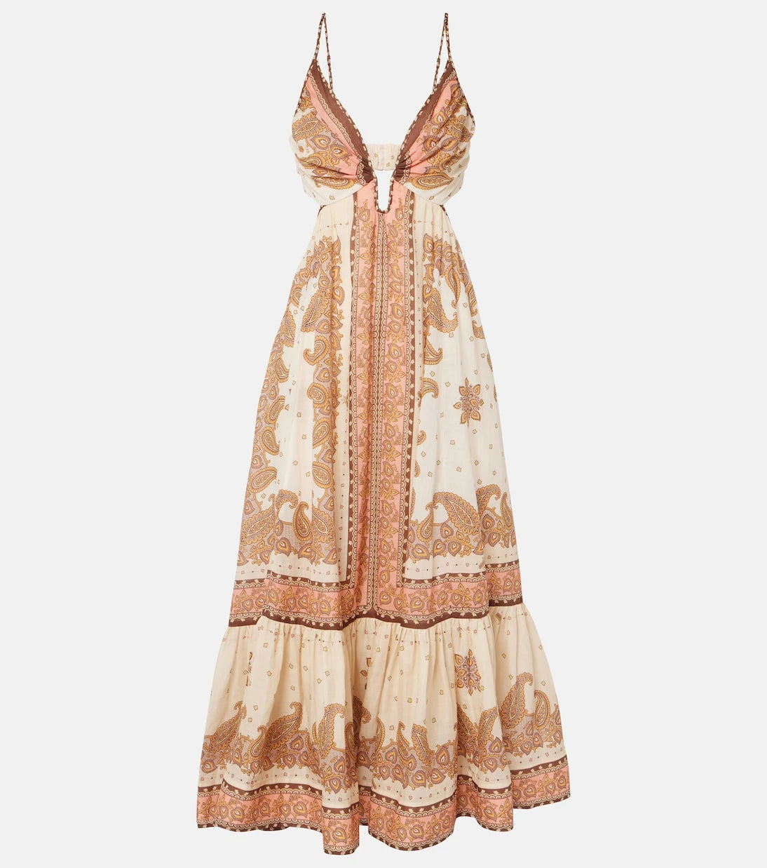 Zimmermann - Maxine paisley ramie midi dress
