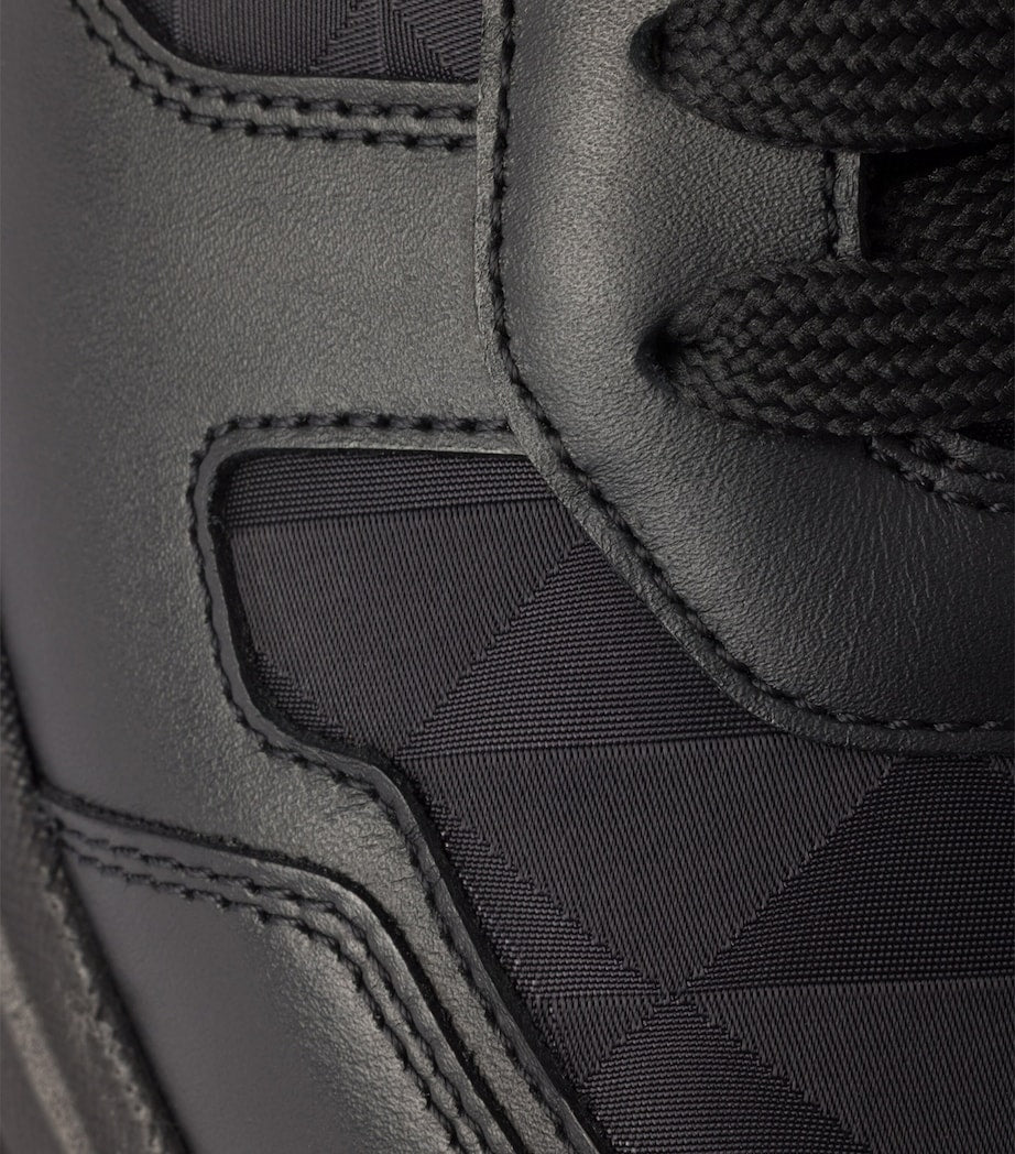 Prada Re-Nylon and Leather Prax 2.0 Low-Top Sneakers