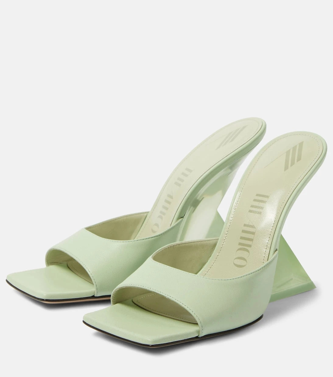 The Attico - Cheope leather mules