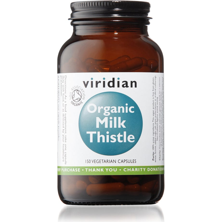 Organic Milk Thistle Supplement (150 Capsules)