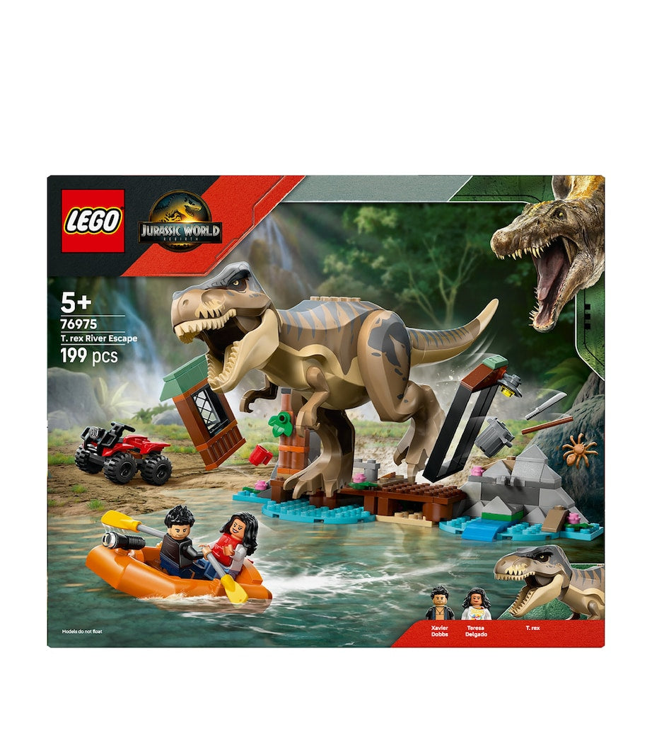 Jurassic World T. rex River Escape 76975