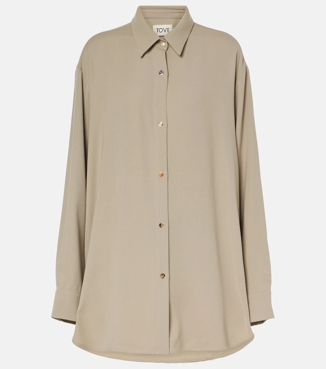 Tove - Rumer wool-blend shirt