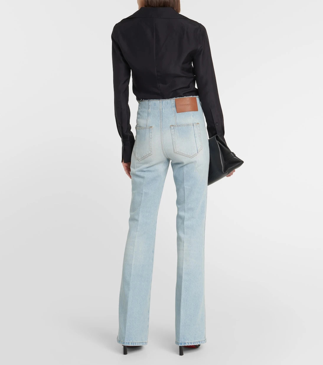 Victoria Beckham - Bleached denim jeans