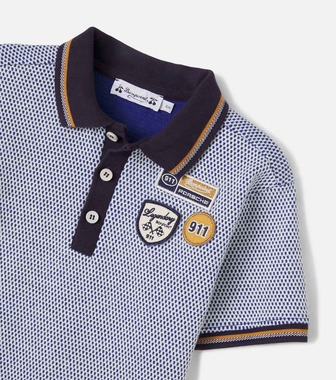 Bonpoint - x Porsche Edric cotton polo shirt