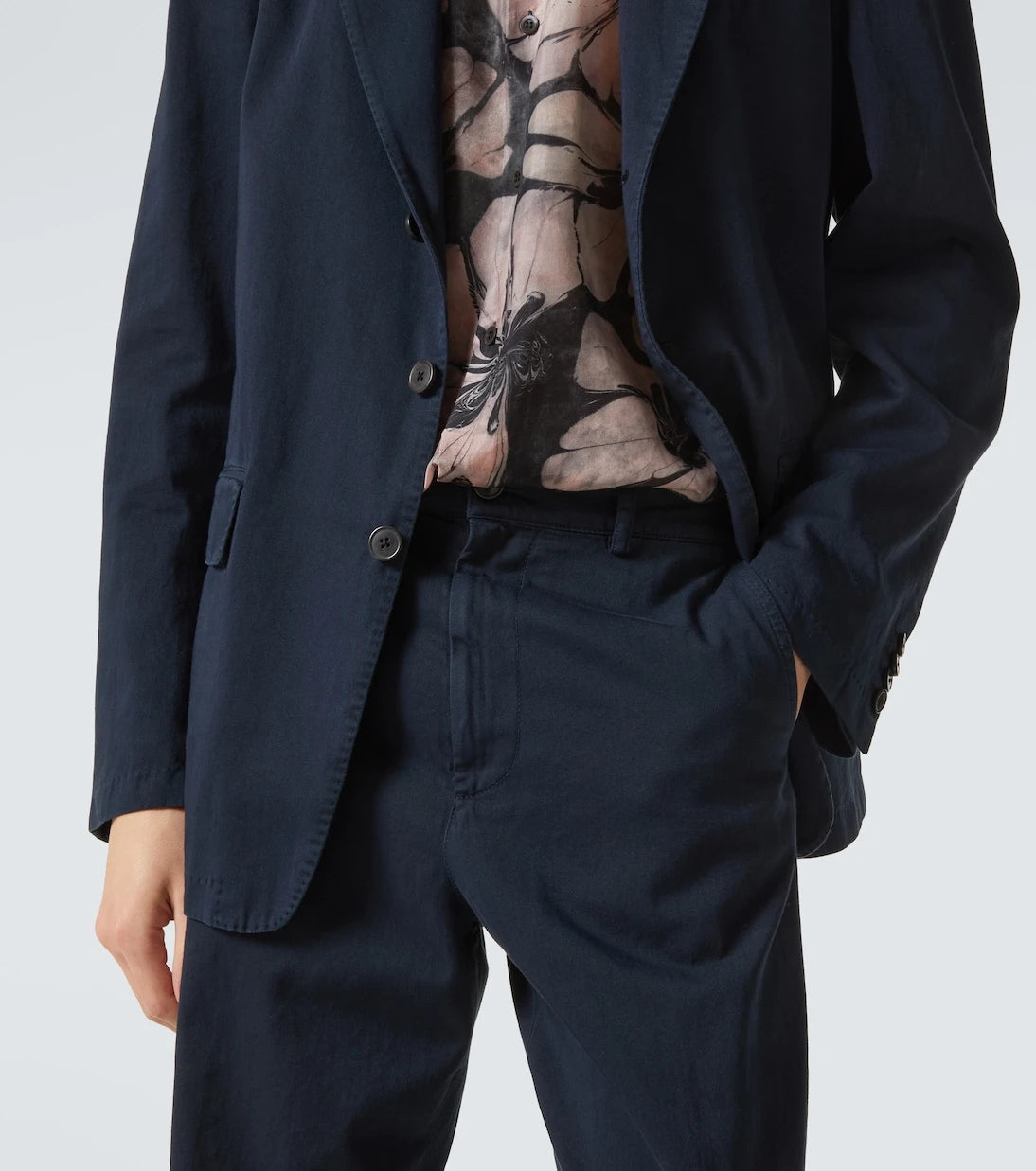 Dries Van Noten - Cotton chinos