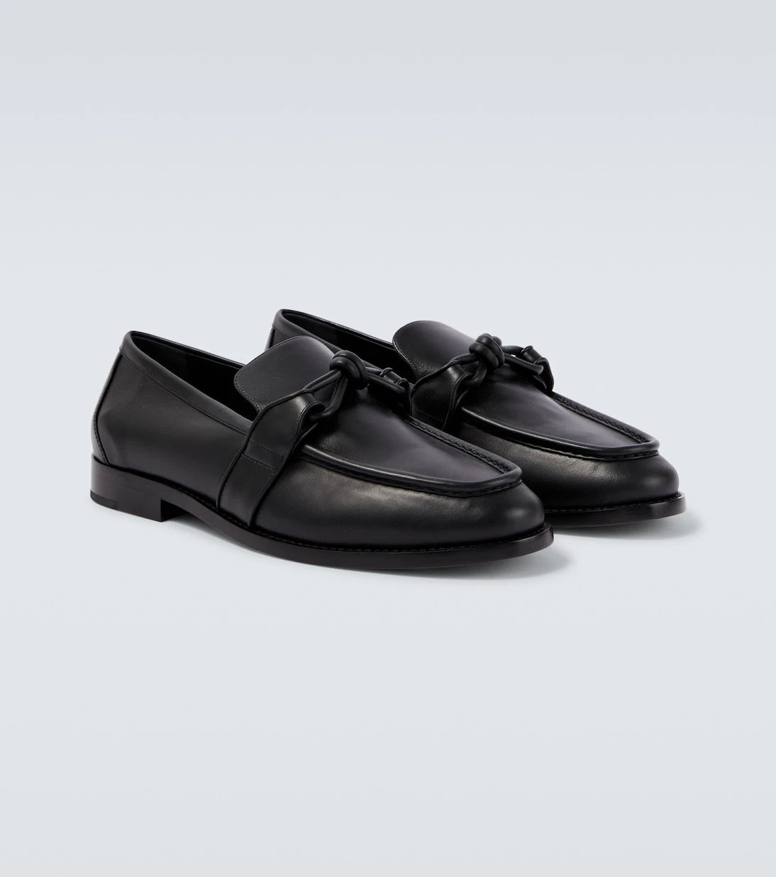 Bottega Veneta - Astaire Knot leather loafers