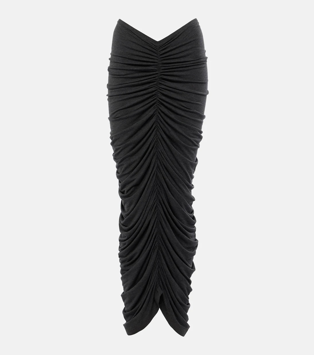 Norma Kamali - Shirred maxi skirt