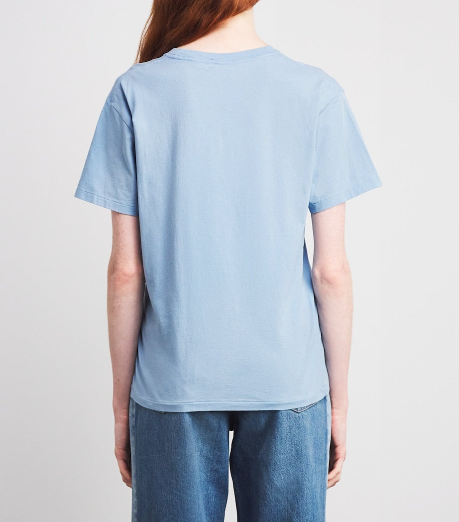 Polo Ralph Lauren Blue Cotton Polo Bear T-Shirt