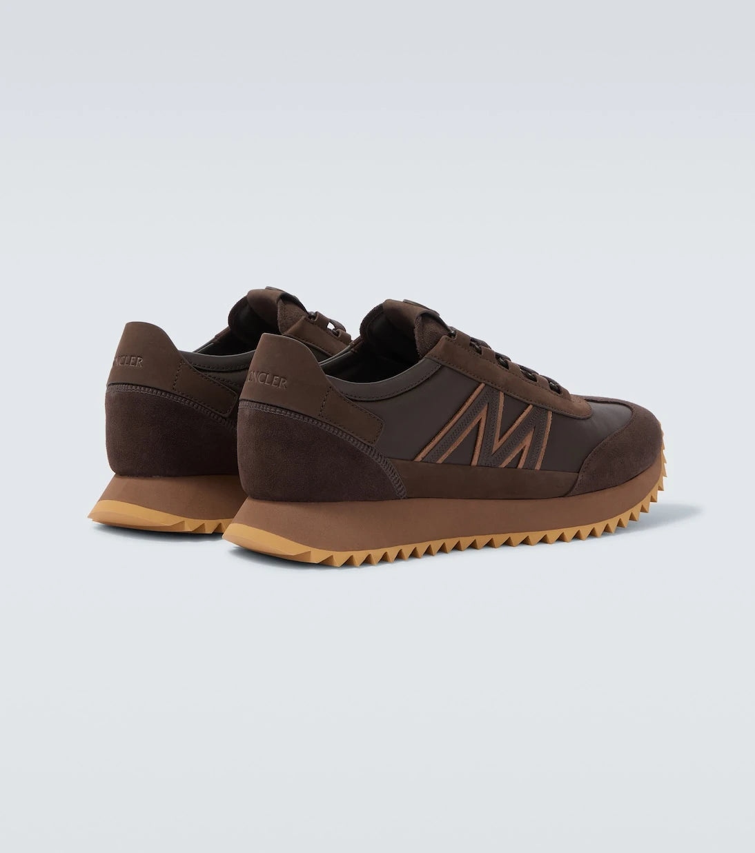 Moncler - Pacey2 suede-trimmed sneakers