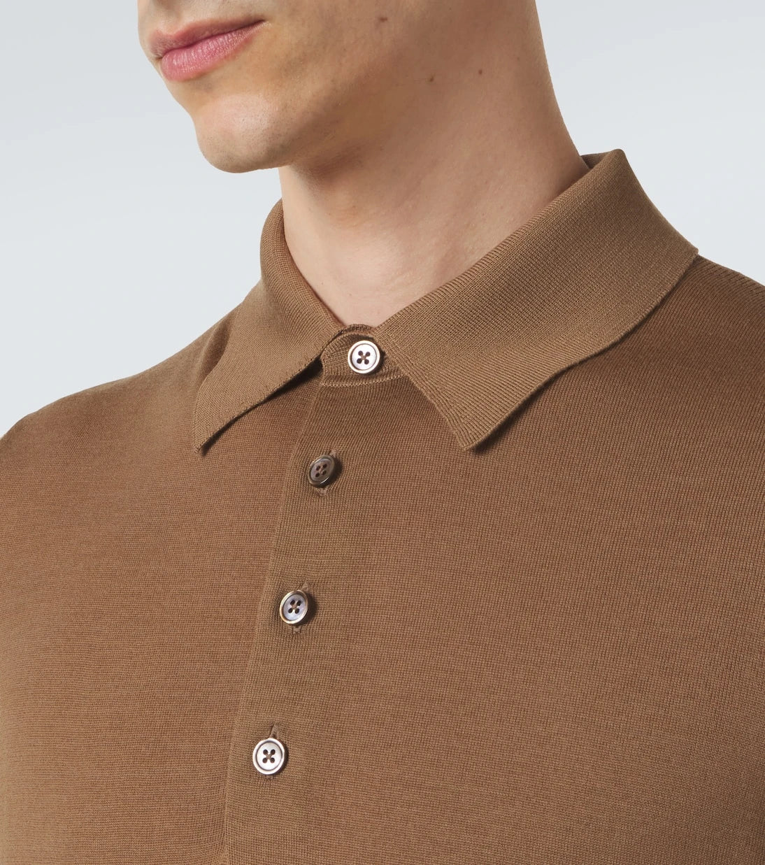 Tom Ford - Wool gauge polo sweater