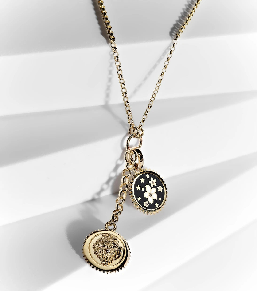 FoundRae - Strength Resilience 18kt gold chain necklace with diamonds